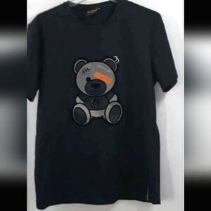Bentigo Black Bandage Bear Graphic T - Size M